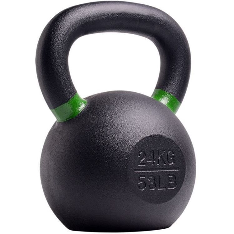 FDFIT  24 Kg Custom Logo Colors Indoor Home Gym Use High Quality Training Weightlifting Cast Iron Kettlebell