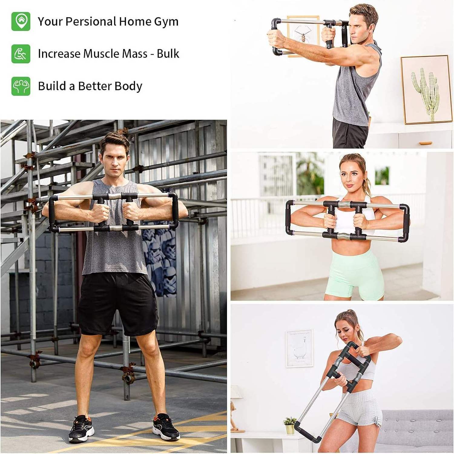 Push Down Bar Machine Chest Expander Springs chest developer Exerciser For Workout Home Fitness Equipment