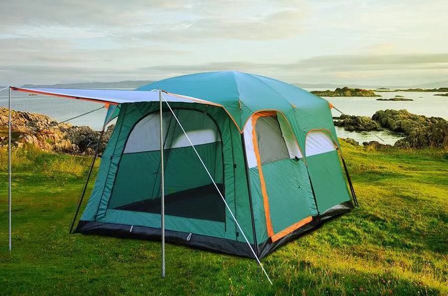 FDFIT  8-12people European Large Luxury Wind Resistant Rainproof Family Carpas de Camping Tent outdoor tent