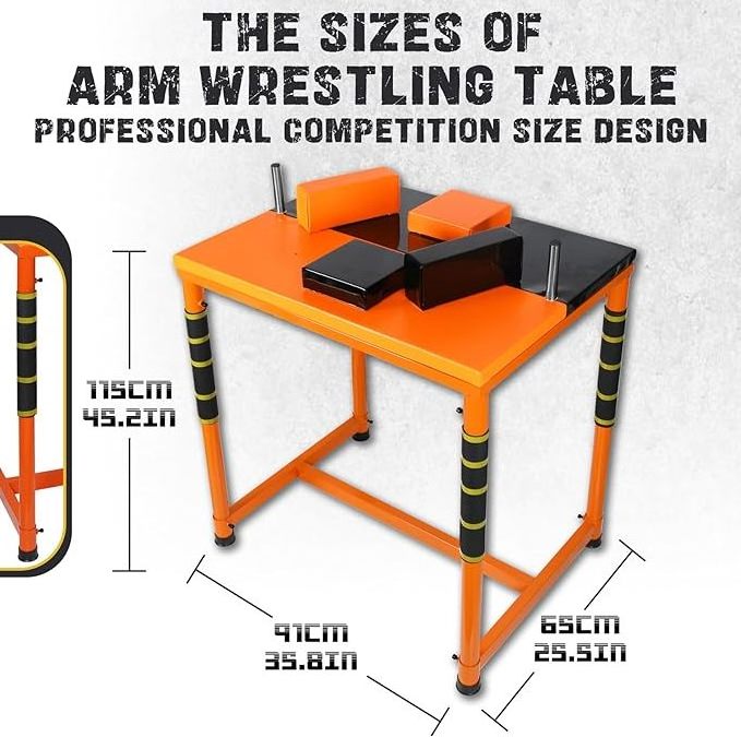 FDFIT Arm Wrestling Battle Table with Wrist Strap Strength Training Equipment for Home Gym Office Club