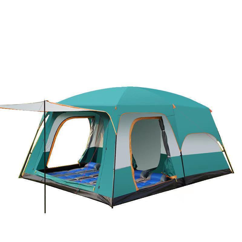 FDFIT  8-12people European Large Luxury Wind Resistant Rainproof Family Carpas de Camping Tent outdoor tent