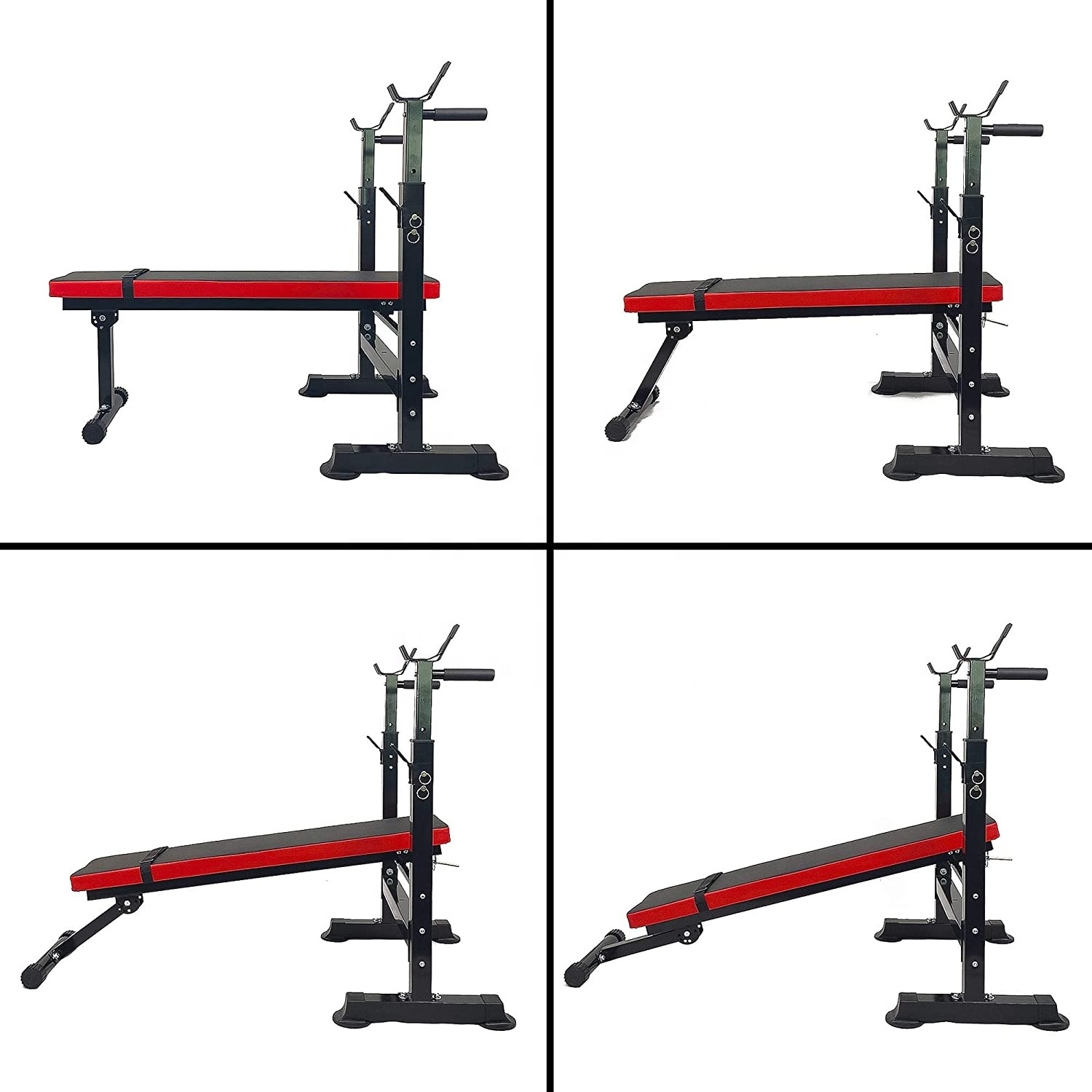 Wholesale custom LOGO  Folding adjustable squat dumbbell bench rack with bench press for weight lifting