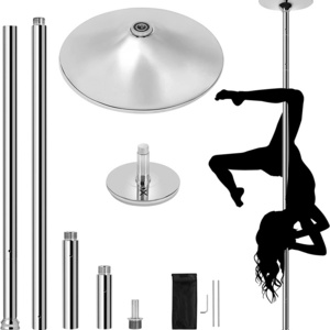 FDFIT Adjusatab Dance Pole  Spinning Static dancing Pole Portable Removable for Home Club Bar