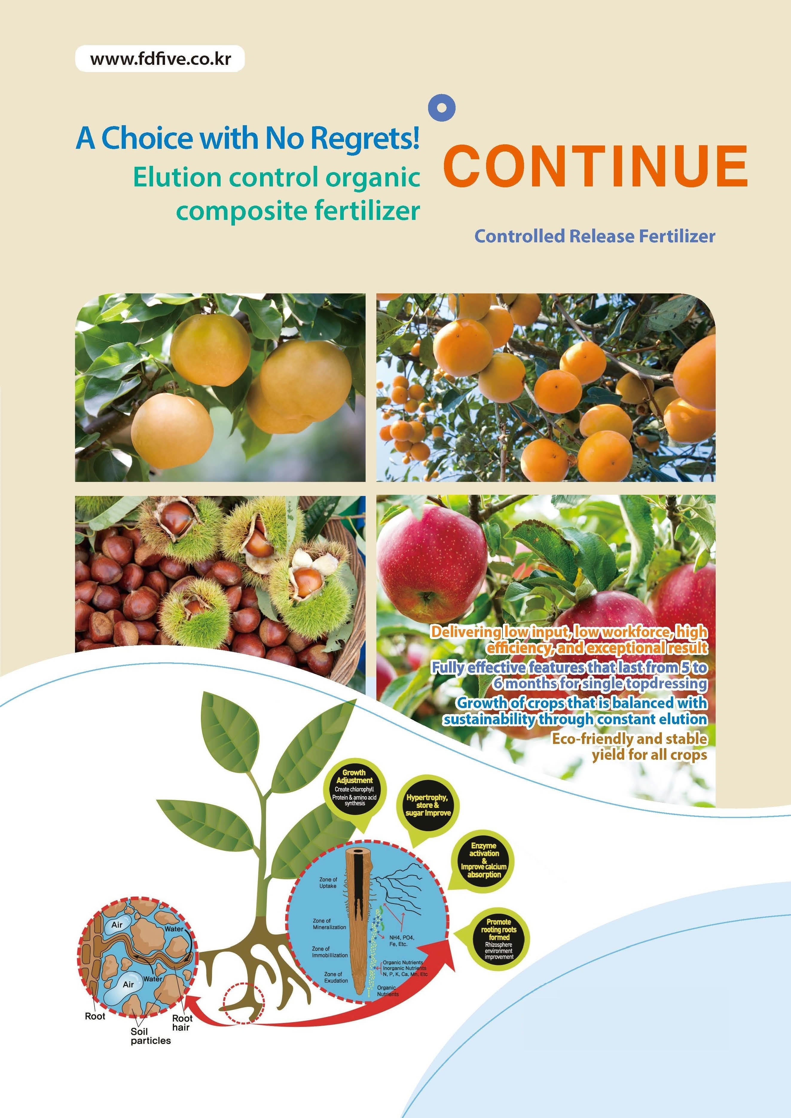 8. CONTINUE CRF controlled Release Ferfilizer designed to provide nutrients to palm oil tree and to grow crops