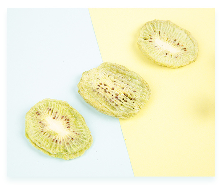 Bulk Natural Freeze-Dried Kiwi Fruits Food Sublimated Sour Dried Fruits Snacks Sliced FreezeDried Kiwi Freeze Dried Kiwi Slices