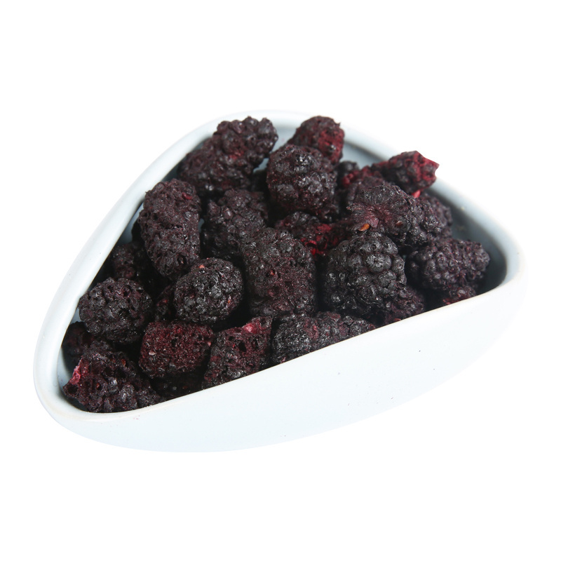 lujia wholesale freeze dried mulberry whole powder sour fruit tea FD food freeze dried fruit