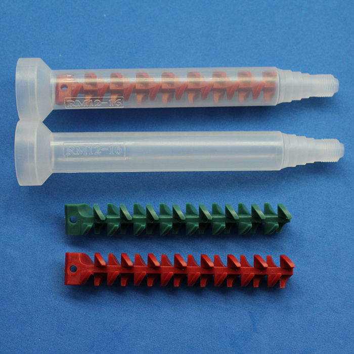 For 50cc AB adhesive 50ml cartridge single-use mixing tip 83mm element static mixer epoxy resin