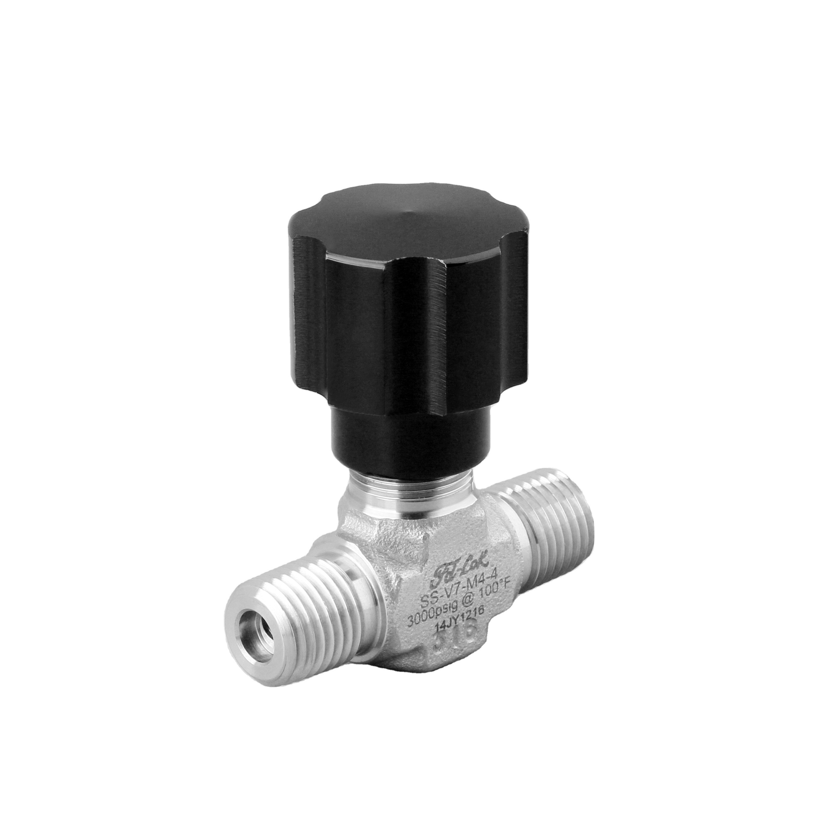 needle valve 3000psi compression end 1/4 OD needle valve swagelok type