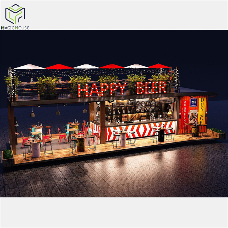 Magic House factory outlet beach shipping container bar for sale container cafe beach style