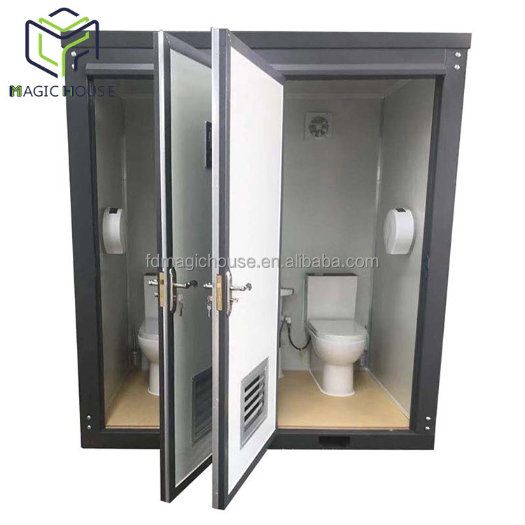 Magic House 2022 mobile toilet cabins with shower container bathroom design container portable restroom