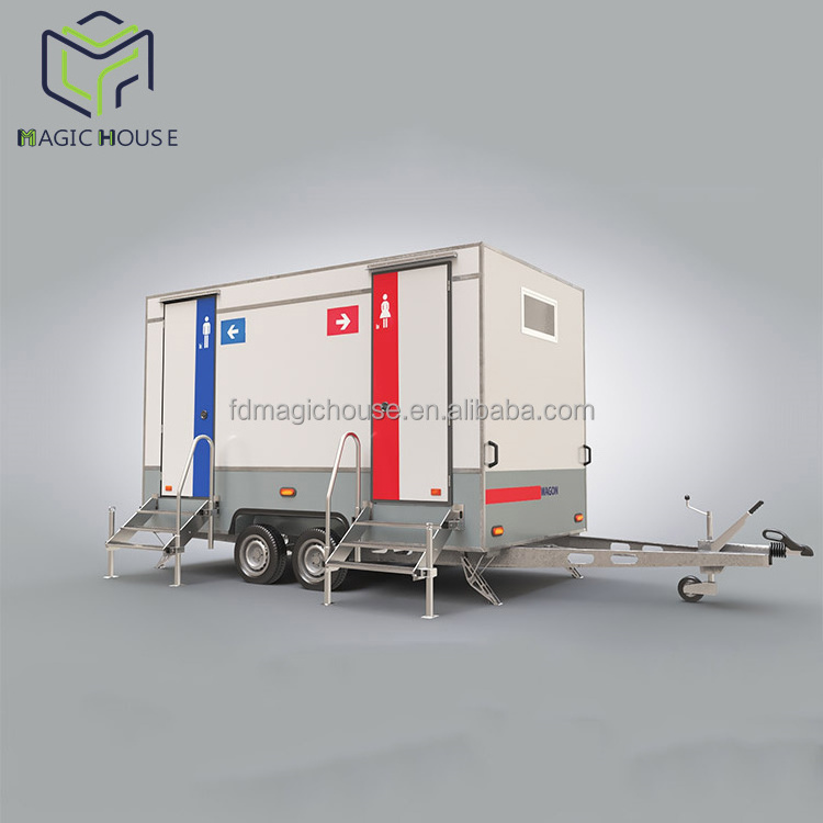 Magic House builders toilet trailer portable toilet armal china mobile toilets shower