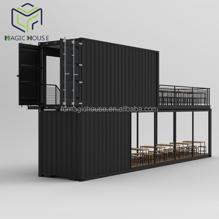 Magic House Wholesale prefabricated  mobile container bar  used shipping container bar for sale