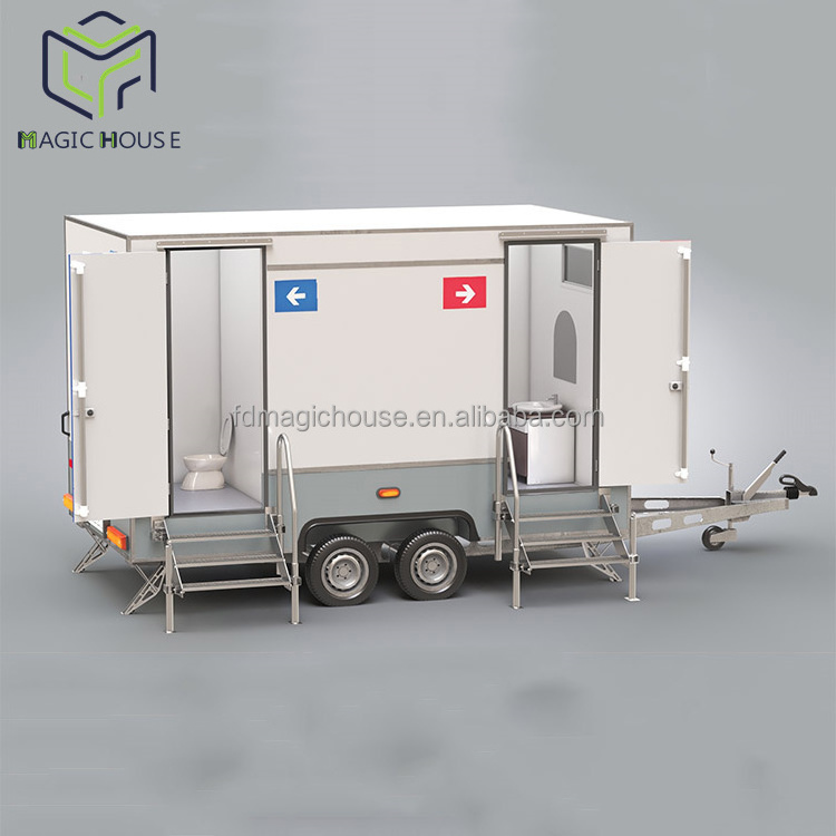 Magic House builders toilet trailer portable toilet armal china mobile toilets shower