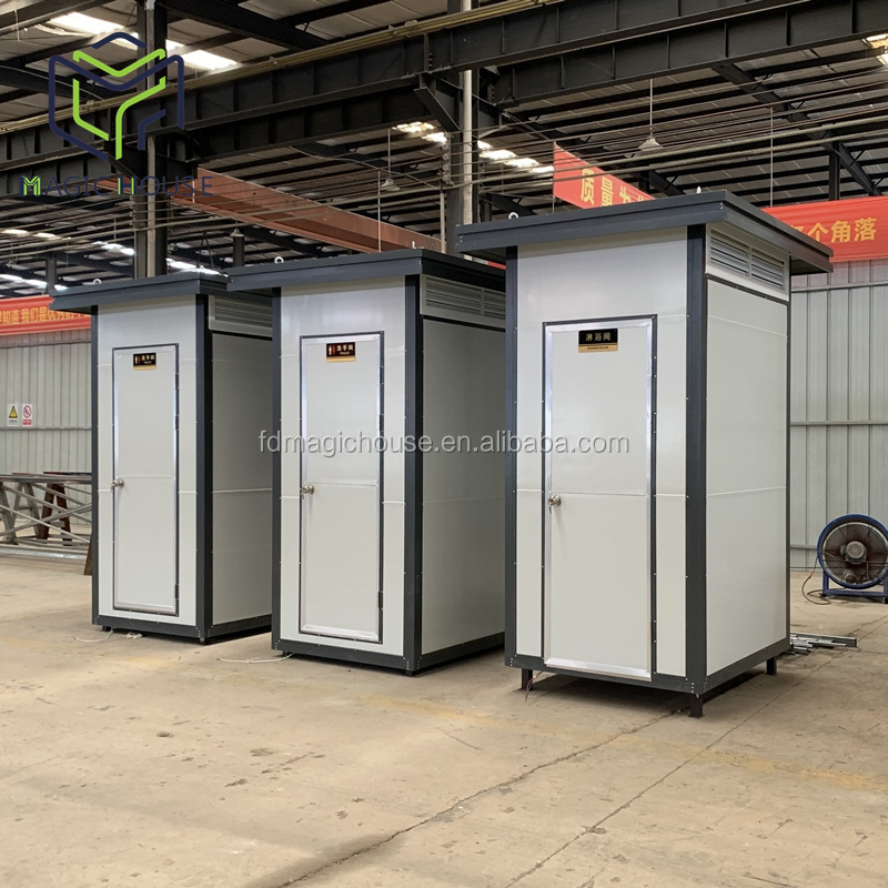 Magic House 2022 China prefab bathroom trailer with shower luxury restroom trailer toilet  for sale