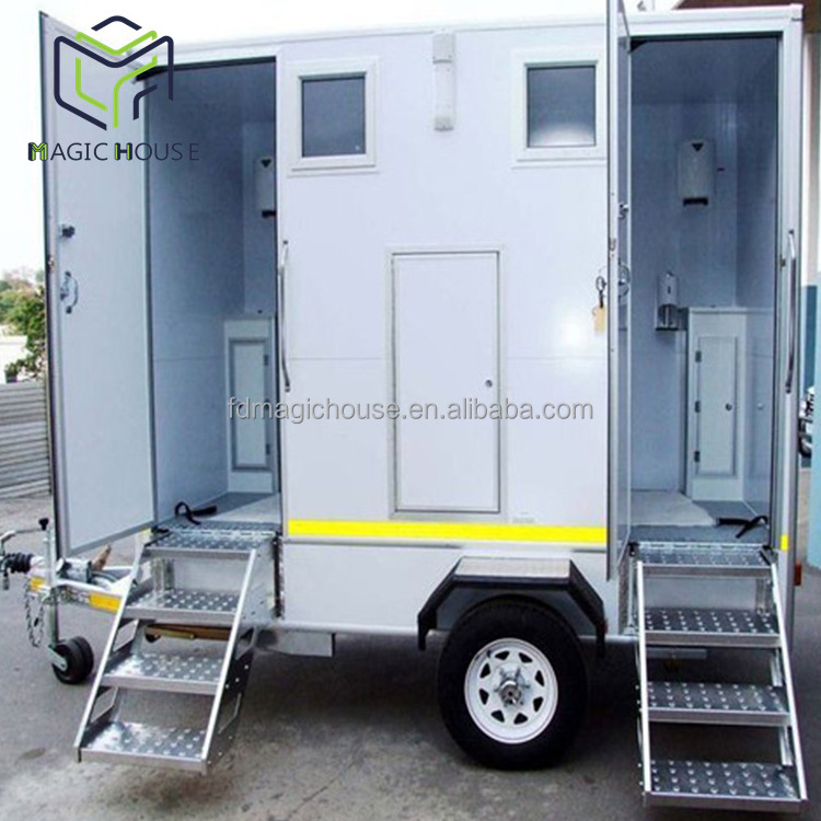 Magic House 2022 new silver mobile bathroom portable restroom trailers used portable toilets for sale