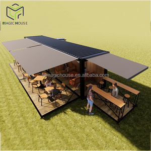 Magic House prefab container bar and coffee shop container restaurant for sale