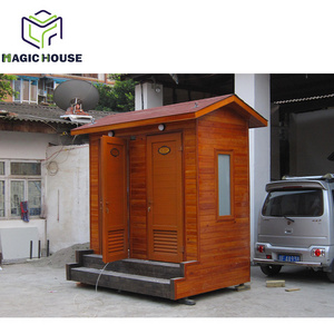 Magic House Africa outdoor movable porta potty/portable public toilet cabins/mobile prefab restroom wc