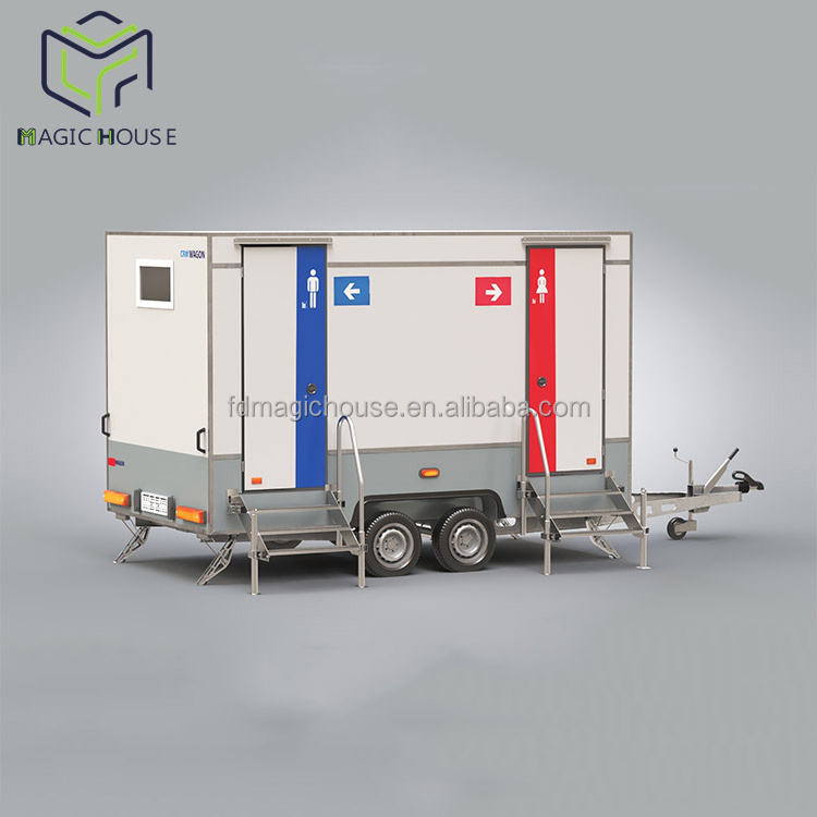 Magic House builders toilet trailer portable toilet armal china mobile toilets shower