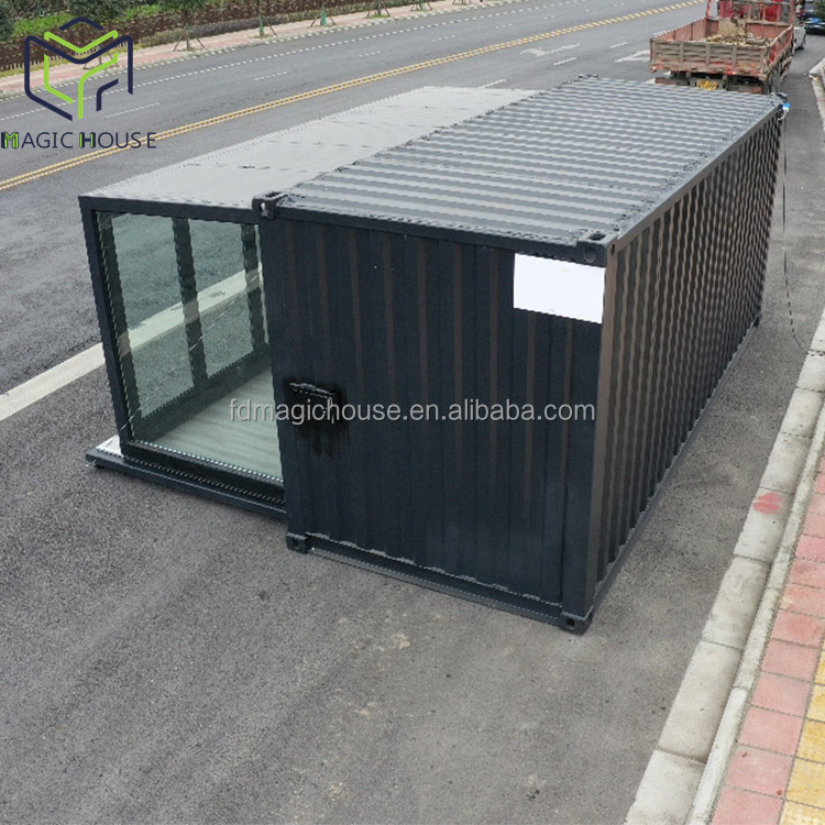 Magic House foldable container shops expandable shipping container container homes prefabricated