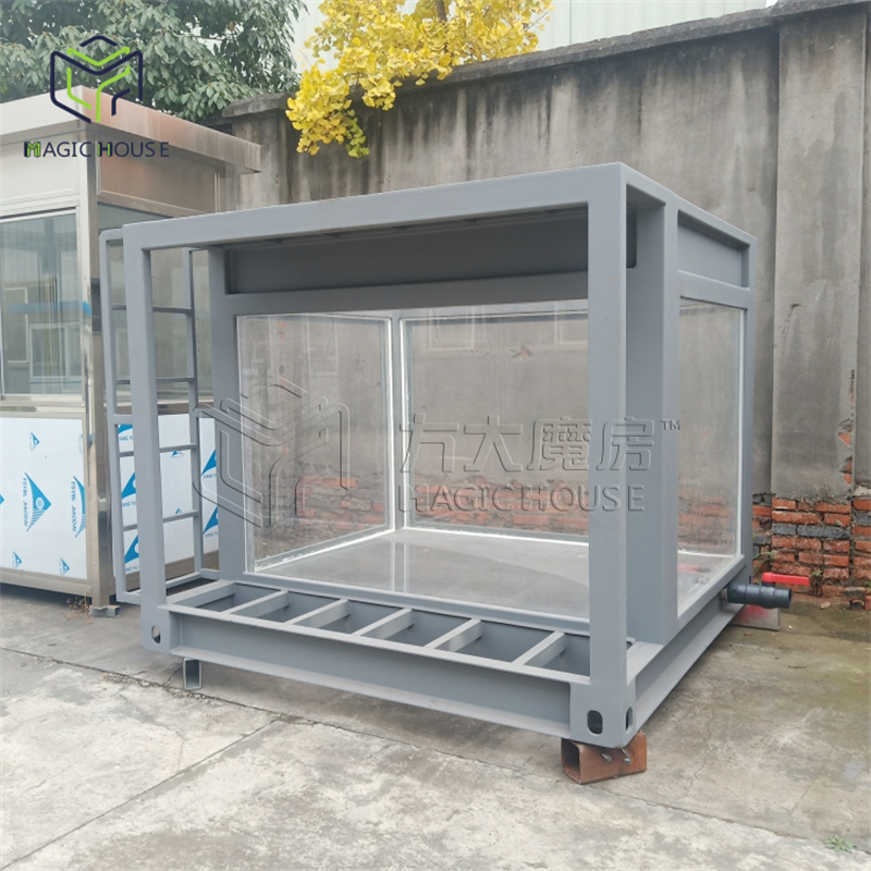 Glass Elegance Customized Size and Design Solution High-Quality Material 10-Foot Container