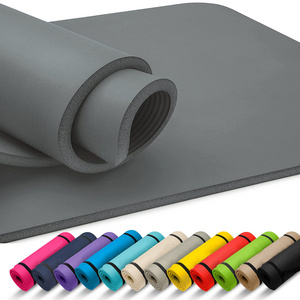 FDM More Poplar Custom Logo Printed NBR Durable Non Slip Eco-Friendly Yoga Mats Round Yoga Mat Set