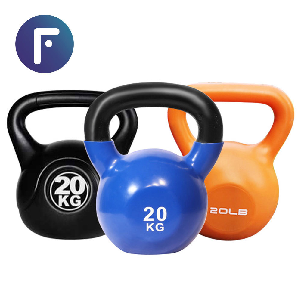 Wholesale custom soft kettlebell 2kg 4kg 6kg 8kg 10kg kettlebell set gym home workout