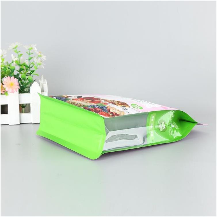 Zipper Pouch Clear Cheap Flat Stand Up Frosted Paper Vacuum Sealer Customized Reusable Recycled Vegetable Packaging Plastic Bag