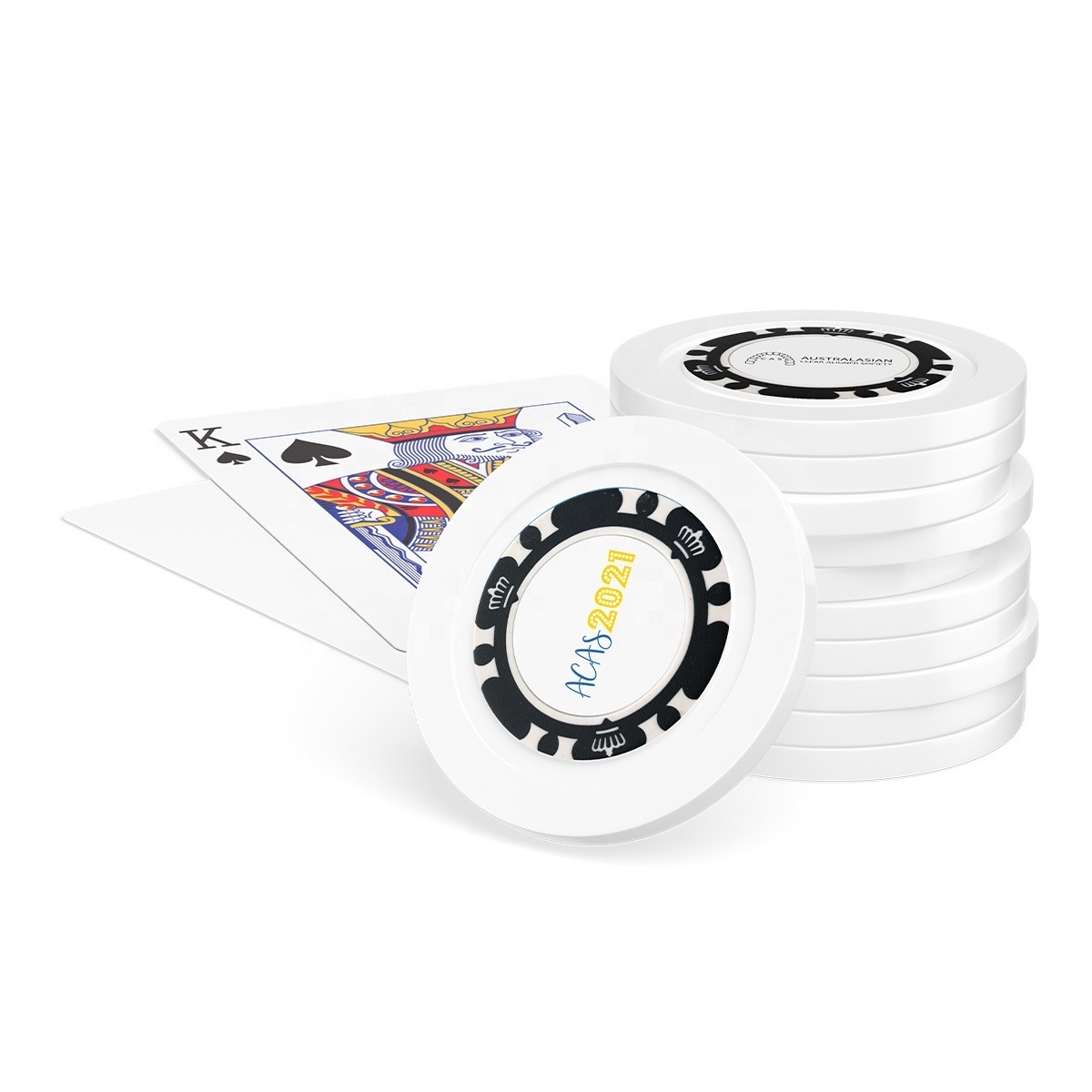 Good Quality Custom Logo Professional European Poker Chips Set