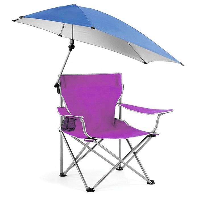 OEM Cheap Price Outdoor Portable Folding Chair With Sun Shade Fishing Chair