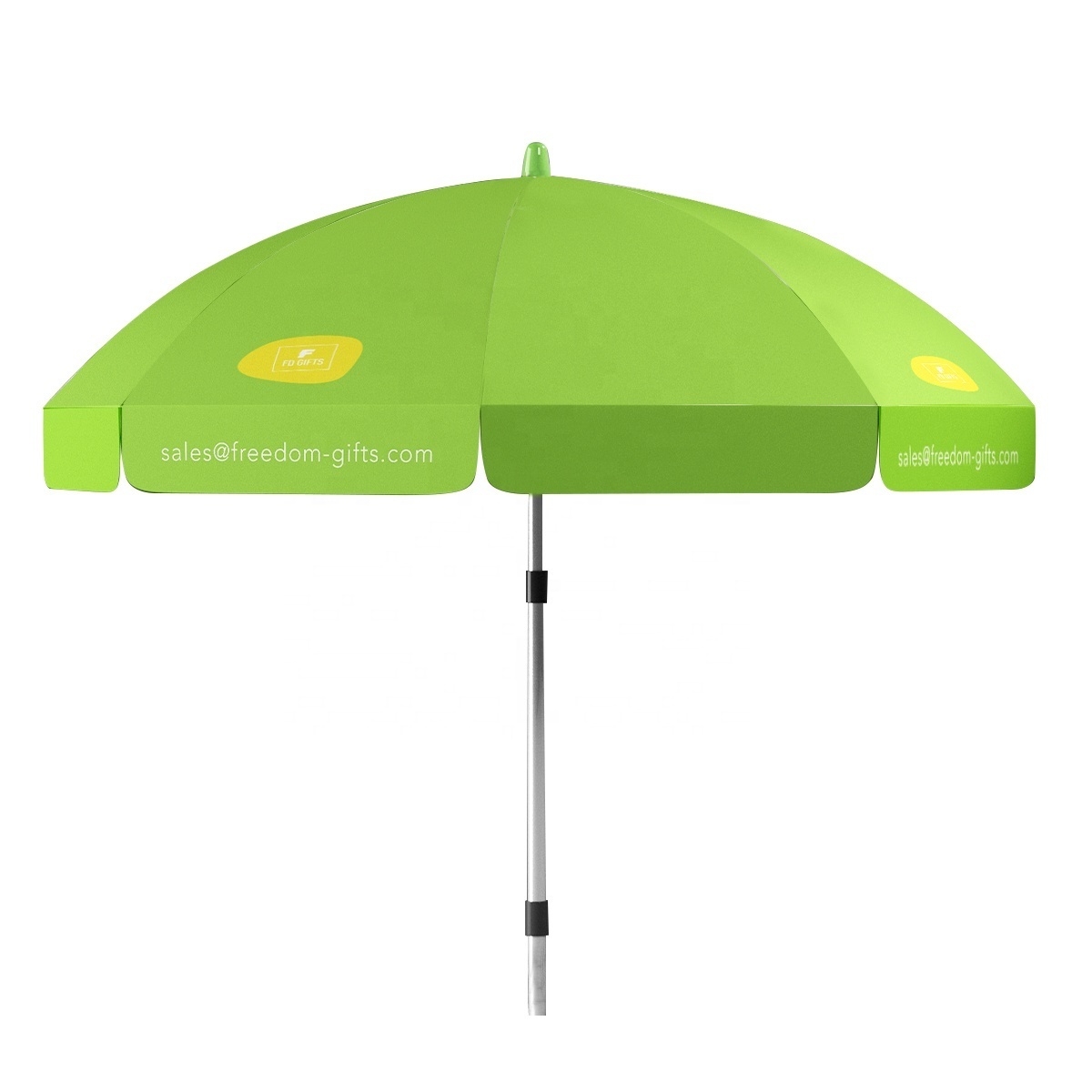 Factory Price Promotional Beach Umbrella Custom Outdoor Patio Parasol Polyester Opp Bag Digital Printing Modern Sun Umbrella