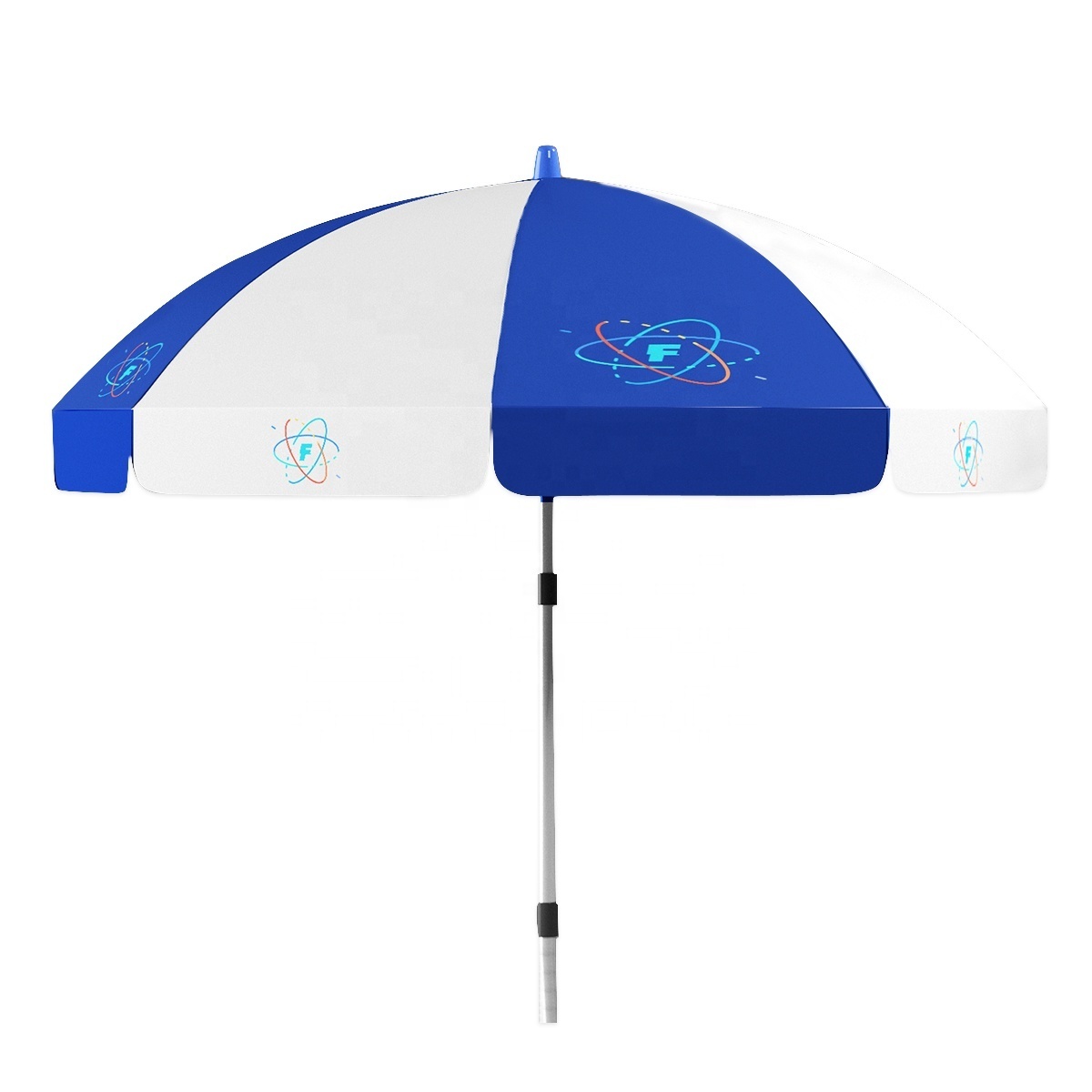 Factory Price Promotional Beach Umbrella Custom Outdoor Patio Parasol Polyester Opp Bag Digital Printing Modern Sun Umbrella