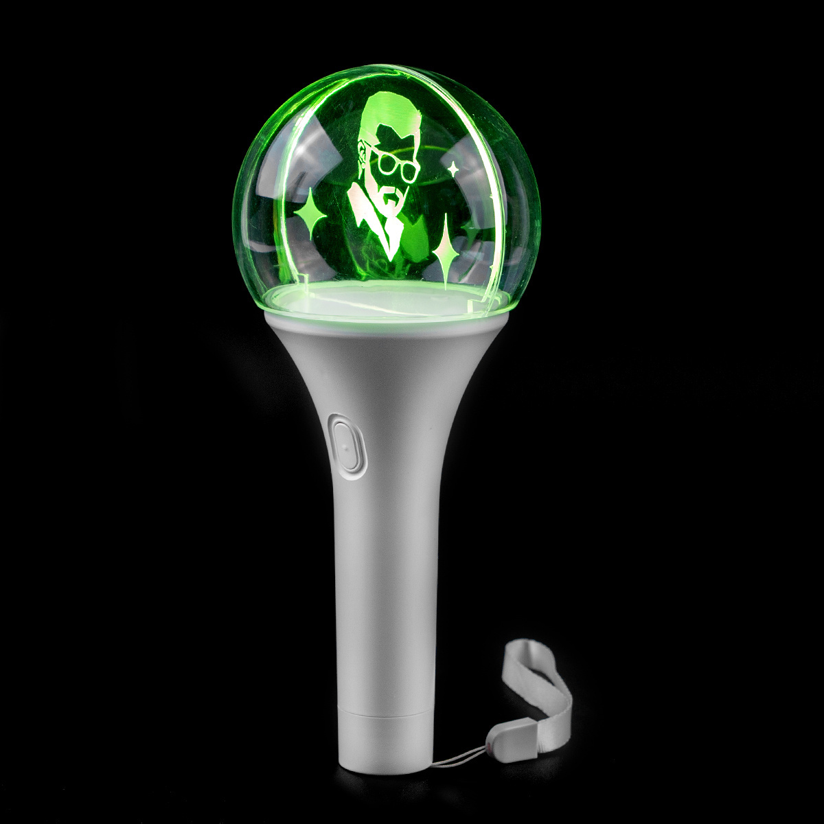 OEM Customized Acrylic Ball Glowing Stick Colorful Concert Cheering LED Hand Light Stick