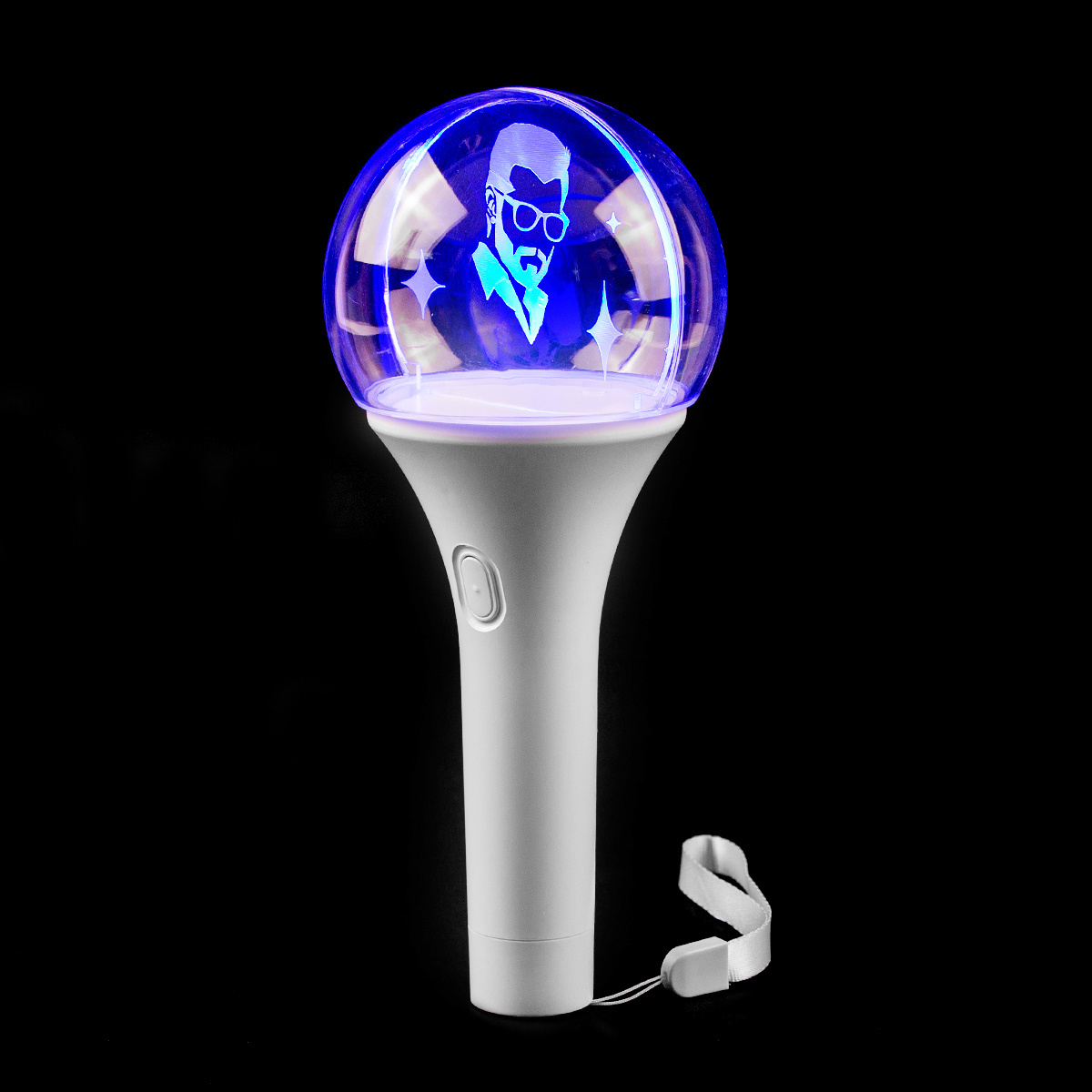 OEM Customized Acrylic Ball Glowing Stick Colorful Concert Cheering LED Hand Light Stick