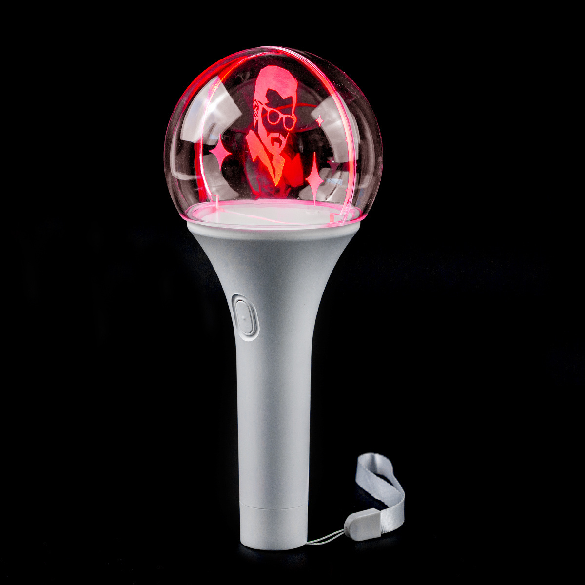 OEM Customized Acrylic Ball Glowing Stick Colorful Concert Cheering LED Hand Light Stick