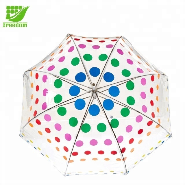 Top Quality Custom Logo Cheap Clear Umbrellas