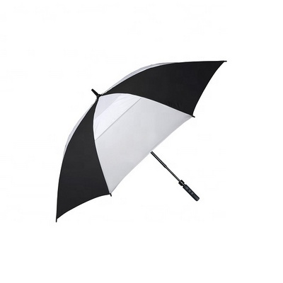 promotion fiberglass stick 8k golf umbrella with printing logo