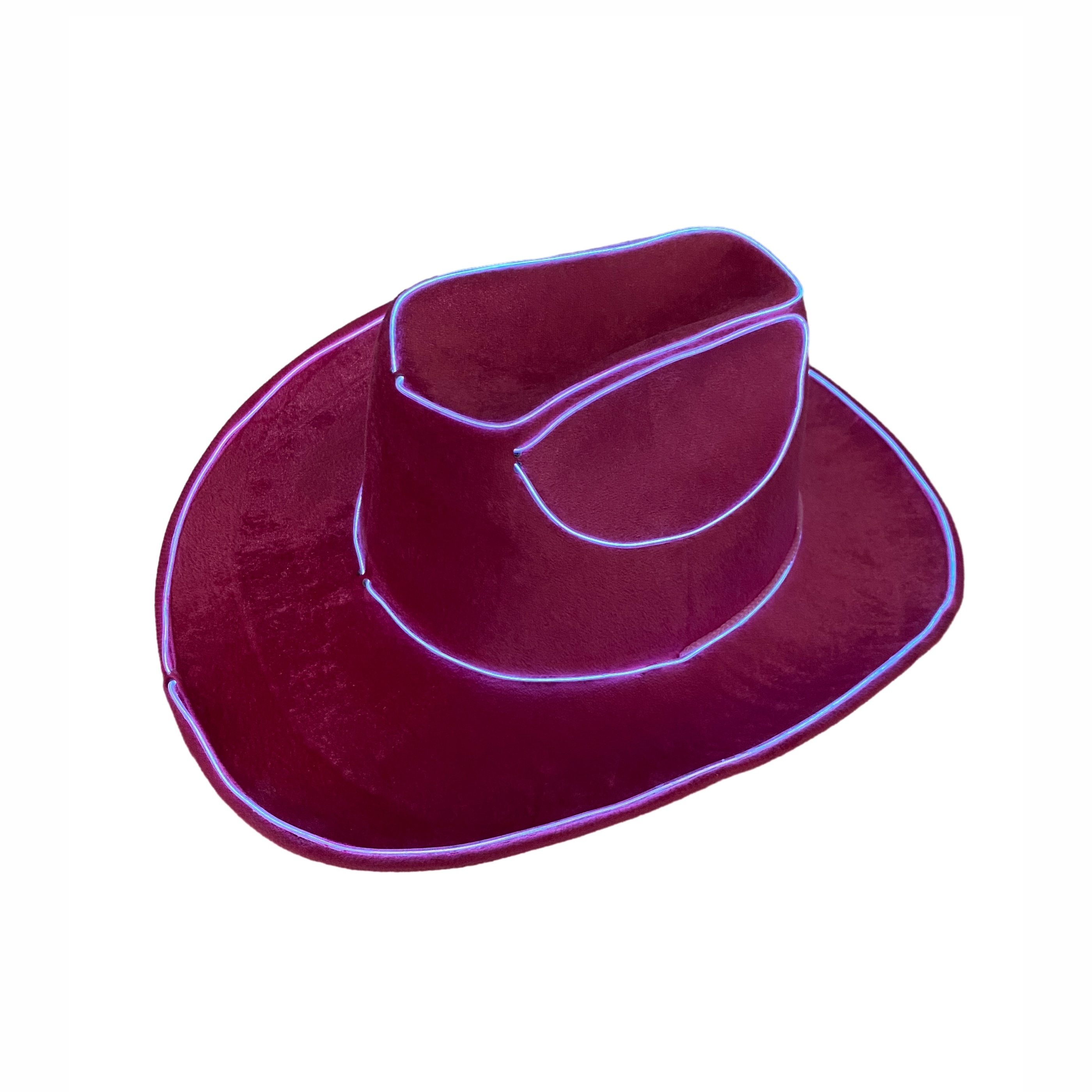 Popular Light Flashing Cap LED Party Favor Cowboy Hat