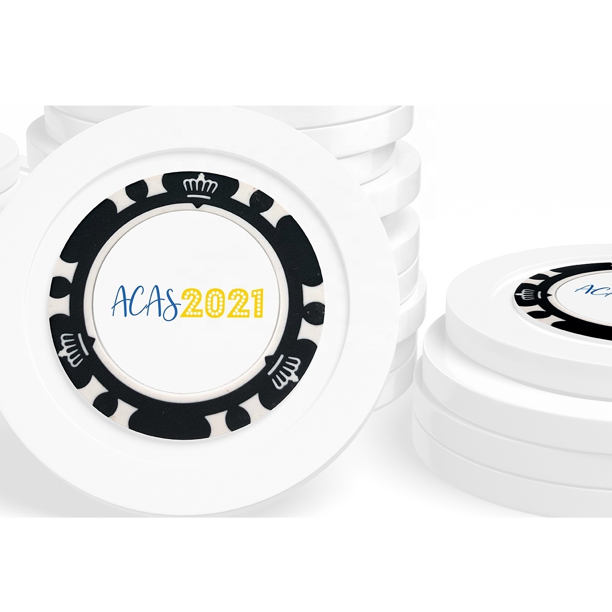 Good Quality Custom Logo Professional European Poker Chips Set