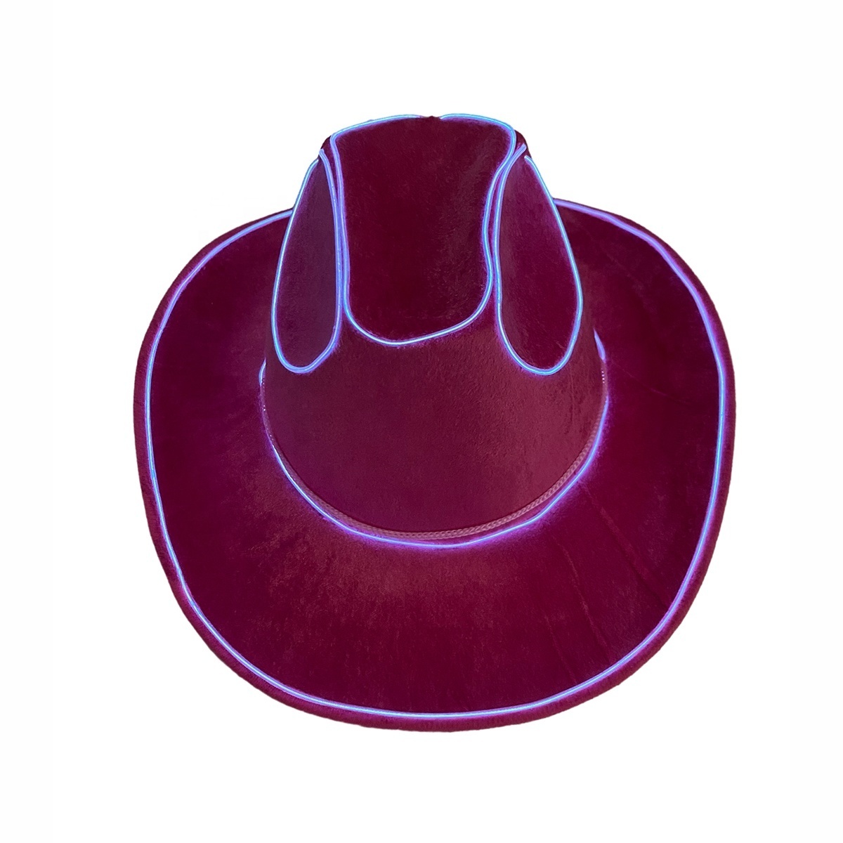 Popular Light Flashing Cap LED Party Favor Cowboy Hat