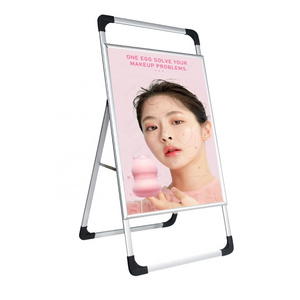 Outdoor Advertising One Side Sandwich Board Sign Snap A Frame Sign Poster Stand