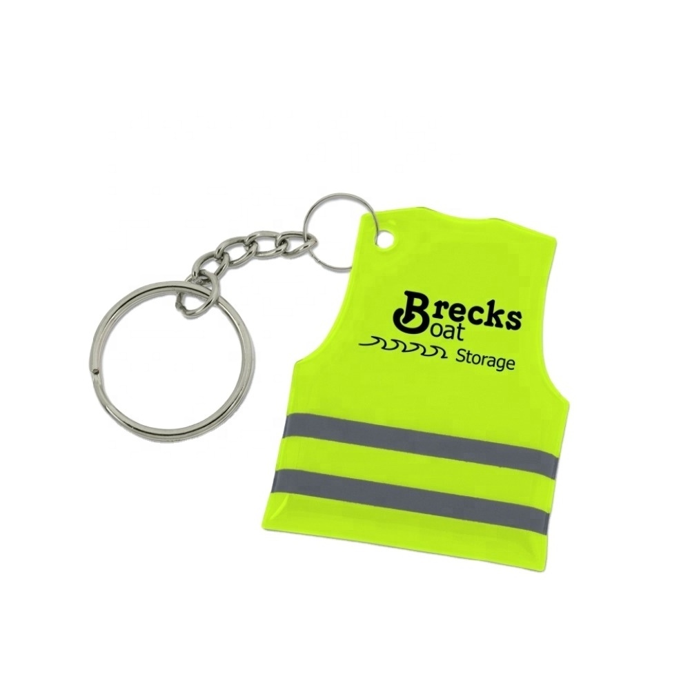 Customized Logo Promotional Gifts Reflective Keychain