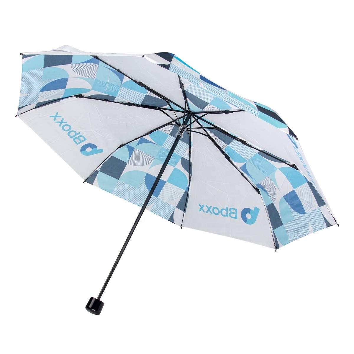 BSCI Promotional Logo Printed Windproof 3 Fold Rain Foldable Umbrellas Tiny Portable Folding Free CLASSIC Business Gifts 101 PCS