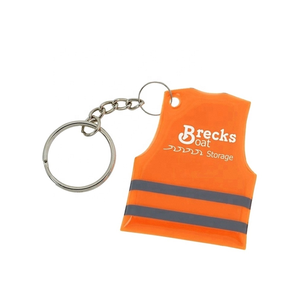 Customized Logo Promotional Gifts Reflective Keychain