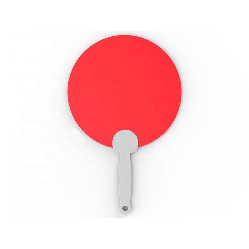 Custom Printed Chinese Round Hand Fan For Promotion