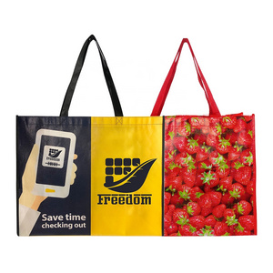 Promotional Waterproof Shopping Tote Bag Non Woven Bag Foldable Laminated PP Cartoon Custom Logo Printed Non-woven Shopping Bag