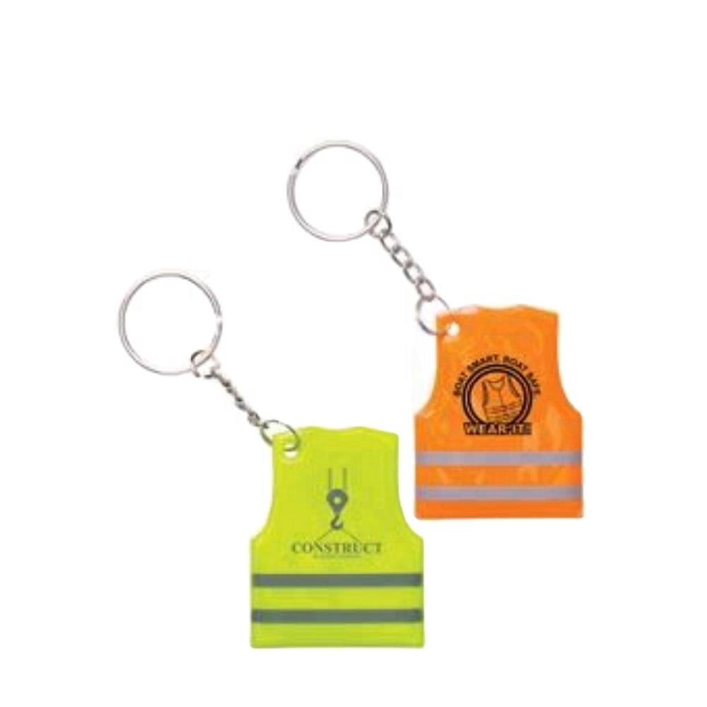 Customized Logo Promotional Gifts Reflective Keychain