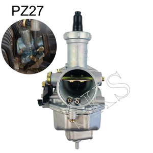 27mm PZ27 Motorcycle Carburetor For Honda CG125 Cable Choke 175CC 200cc 250cc ATV Quad Go Kart Dirt bike Manual Carb