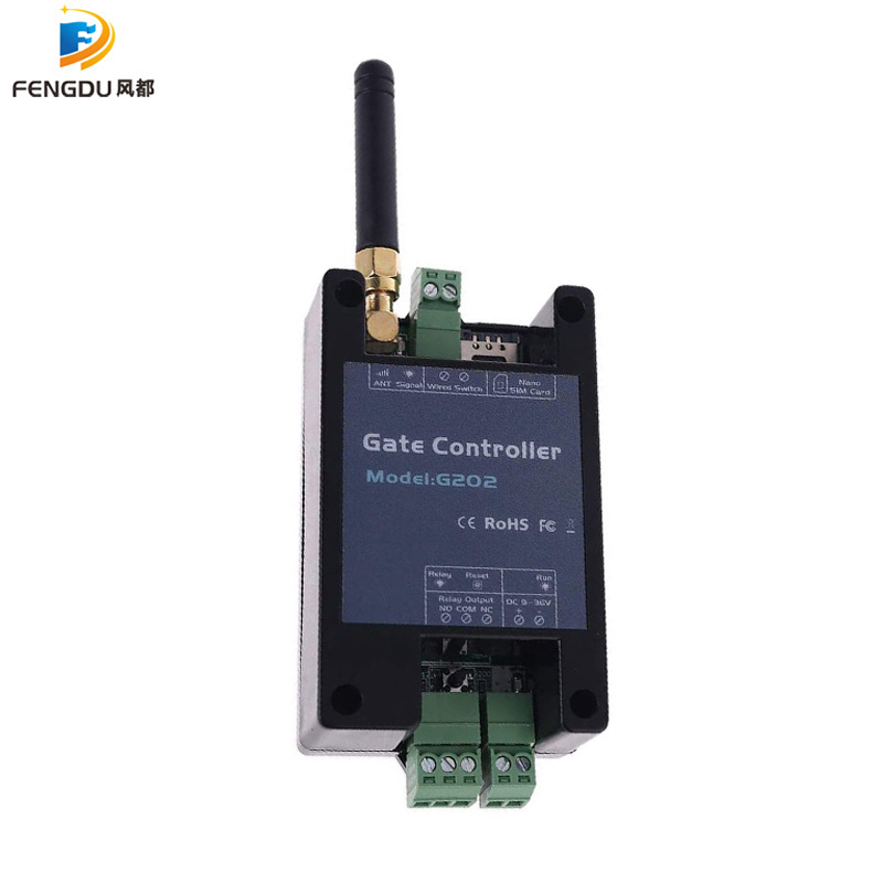 GSM 2G LTE Gate Opener G202 SMS Remote Control Single Relay Switch For Sliding Swing Garage Gate Opener Replace RTU5024