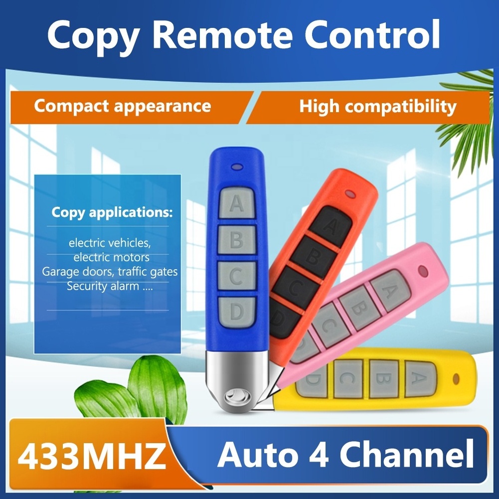 control remoto universal 433 mhz wireless rf rc garage door remote control gate opener