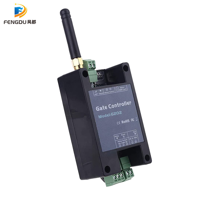 GSM 2G LTE Gate Opener G202 SMS Remote Control Single Relay Switch For Sliding Swing Garage Gate Opener Replace RTU5024